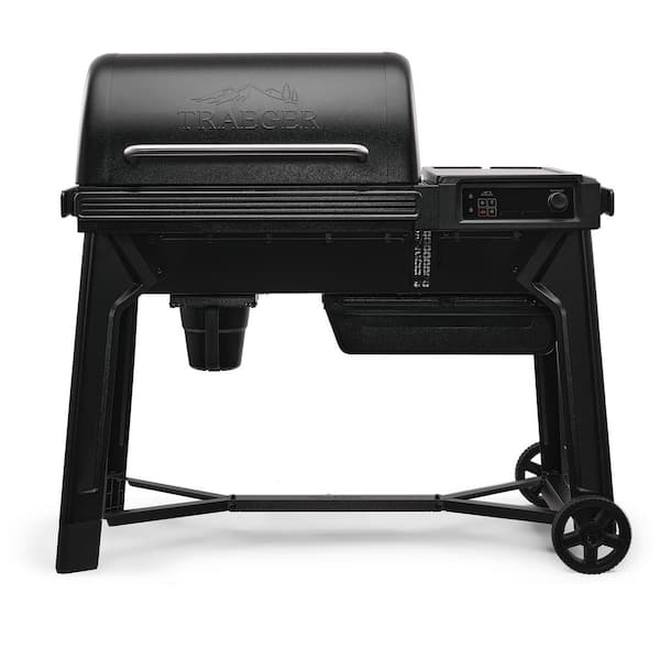 Traeger - Woodridge Wi-Fi Pellet Grill and Smoker in Black