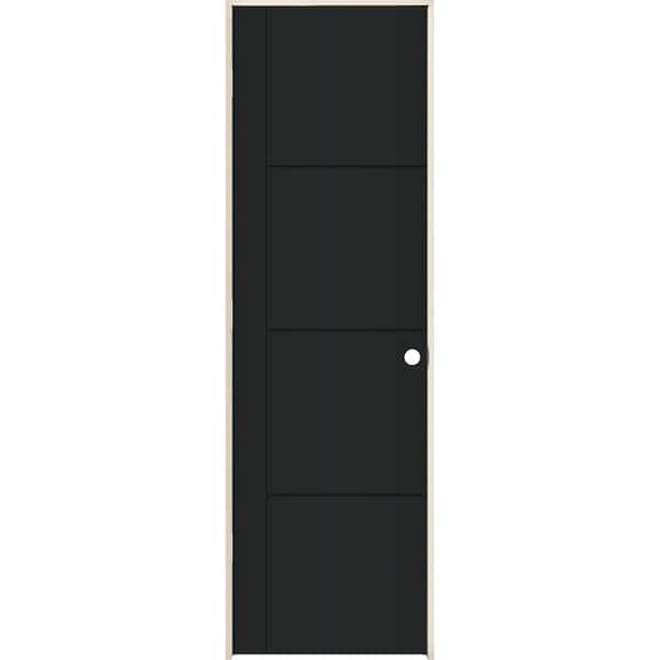 JELD-WEN 24 in. x 80 in. Right-Hand Solid Core Onyx Composite Single Prehung Interior Door