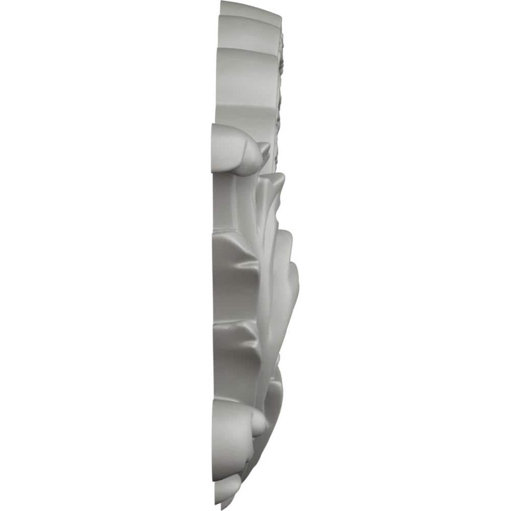 Primed White Polyurethane Shell Onlay Scroll
