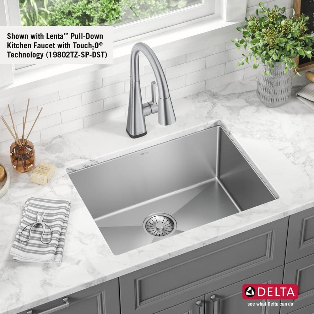 24-inch Stainless Steel Undermount Single Bowl Utility Sink