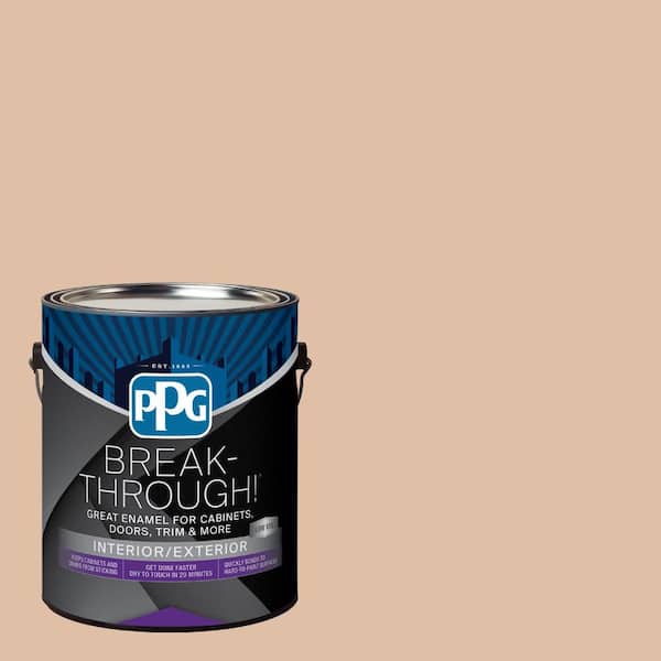 1 gal. PPG1082-4 Weathered Sandstone Semi-Gloss Door, Trim & Cabinet Paint