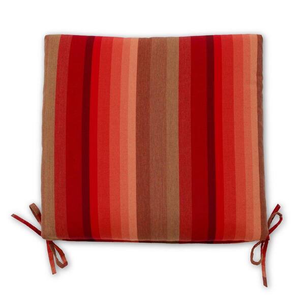 RST Brands Astoria Sunset 19 in. x 18 in. Outdoor Chair Cushion