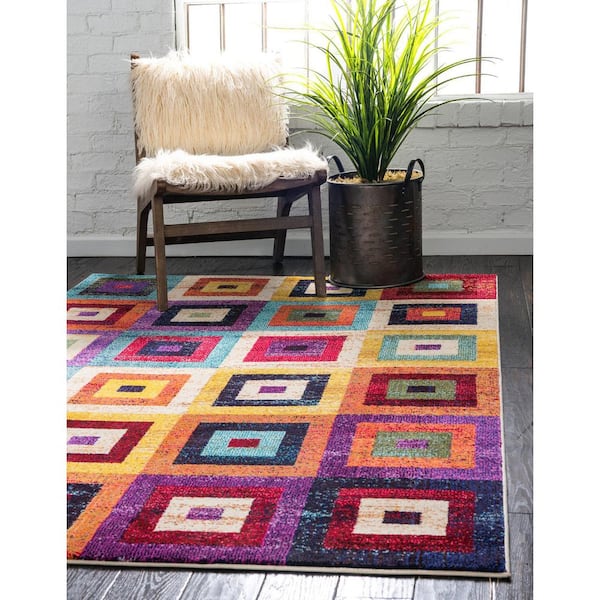 Estrella Demi Multi 7' 0 x 10' 0 Area Rug