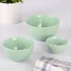 MARTHA STEWART EVERYDAY Clifftop 4 Piece 67 oz. and 114 oz. Glass Mixing  Bowl Set with Lids in Mint 985120846M - The Home Depot