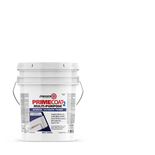PrimeCoat2 5 gal. White Water-Based Interior/Exterior Multi-Purpose Primer and Sealer