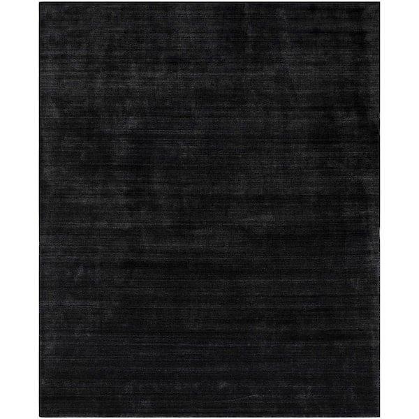 Mirage 10 ft. x 14 ft. Anthracite Solid Color Area Rug