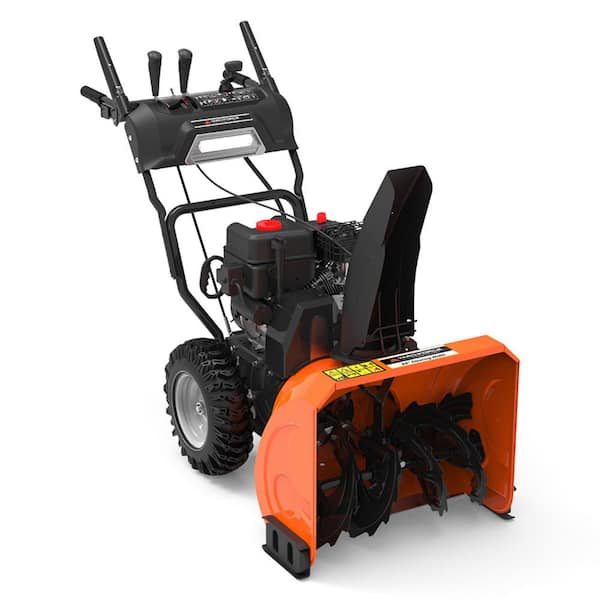 YARD FORCE 24 in. Dual-Stage Gas Snow Blower with Electric Start