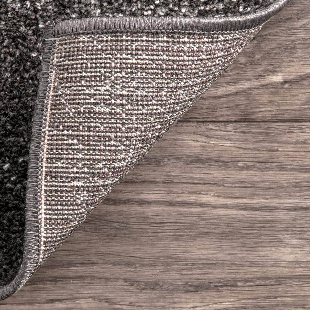 Julene Charcoal Gray 3' x 5' Synthetic Area Rug
