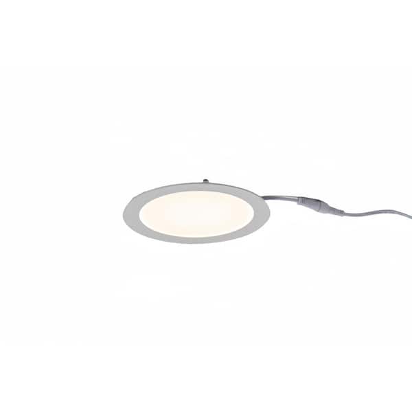 6 in. Ultra-Thin LED Recessed Ceiling Light with Junction Box, Color Changing Downlight, 12-Pack