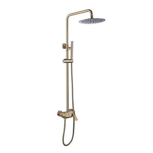 FLG Single Handle 1Spray Tub and Shower Faucet 1.8 GPM Brass Exposed