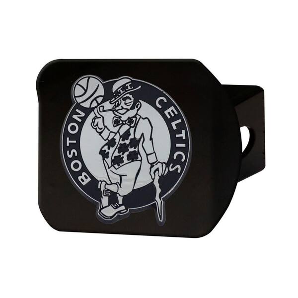 FANMATS NBA Boston Celtics Class III Black Hitch Cover with Chrome Emblem
