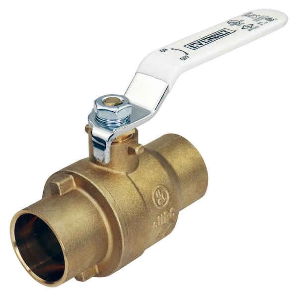 1 in. Sweat x 1 in. Sweat Lead Free Brass Full Port Ball Valve