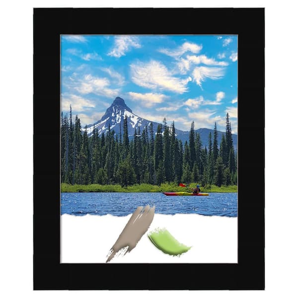 Amanti Art Black Museum Wood Picture Frame Opening Size 11 x 14 in.
