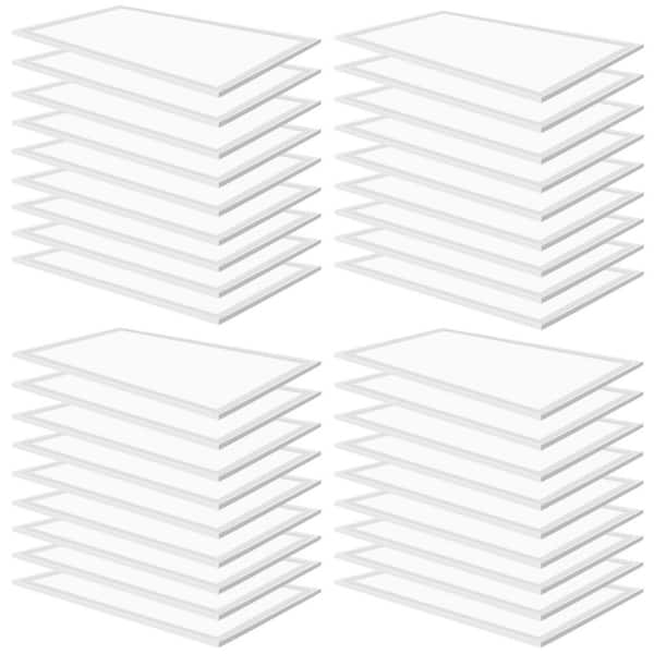 ETL Listed 2 ft. x 4 ft. 7800-Lumen Integrated LED Recessed Troffer Light 5000K LED Flat Panel Light for Office 36-Piece