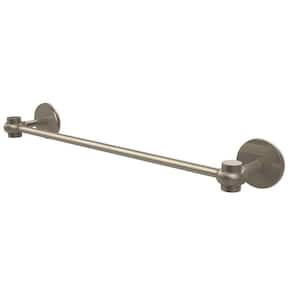 Satellite Orbit One Collection 18 in. Towel Bar with Twisted Accents in Antique Pewter