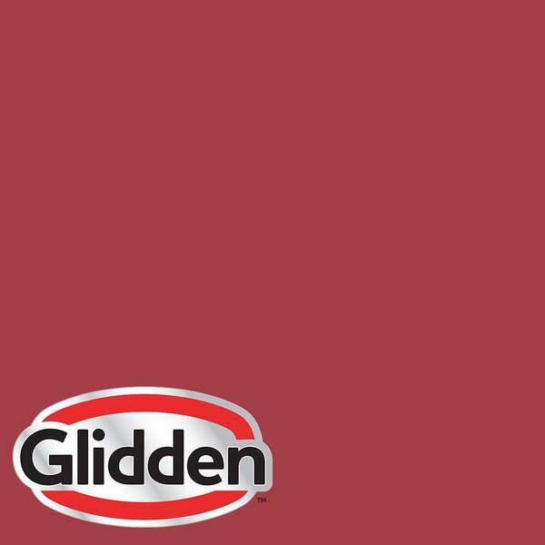 Glidden Essentials 1 gal. #HDGR27D Red Rose Bouquet Semi-Gloss Exterior Paint