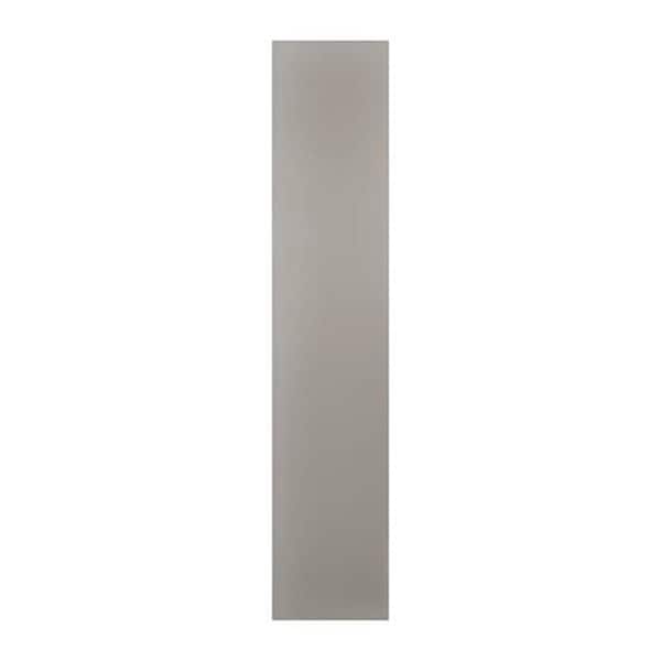 Hampton Bay Avondale 12 in. W x 60 in. H Wall Cabinet Bottom Cover Panel in Dove Gray