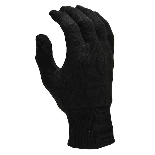 Real Work Wear Gloves Brown Jersey 20PK 