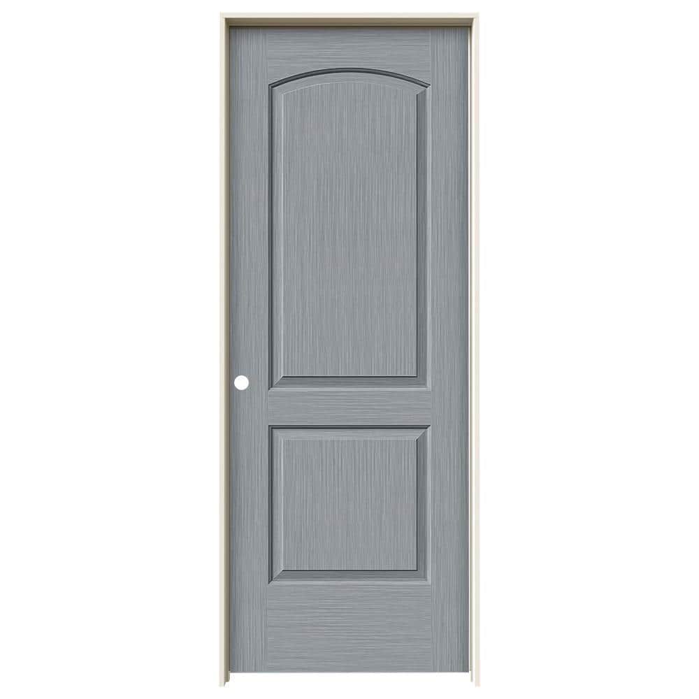 JELD-WEN 32 in. x 80 in. Caiman 2 Panel Right-Hand Solid