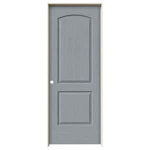 32 in. x 80 in. Continental Stone Stain Right-Hand Solid Core Molded Composite MDF Single Prehung Interior Door