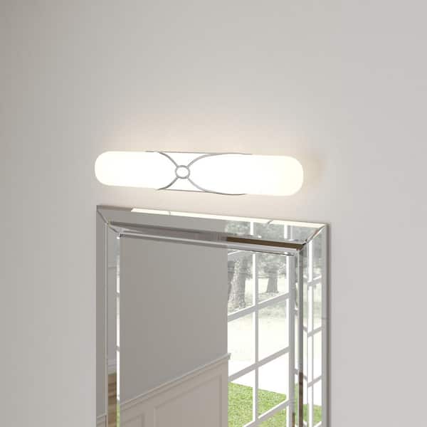 Home Decorators Collection Chrome LED Bath Vanity Light
