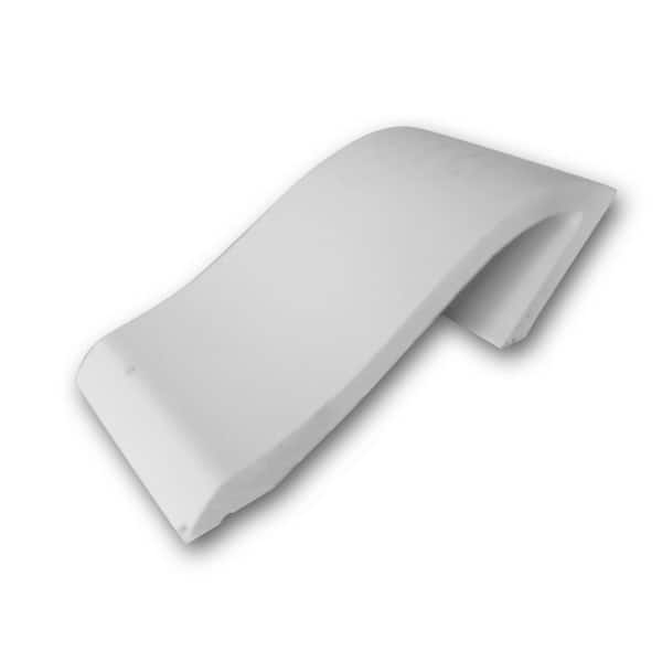 ORAC DECOR 2-1/4 in. D x 7-1/4 in. W x 4 in. L Primed White Plain Polyurethane Crown Moulding Sample