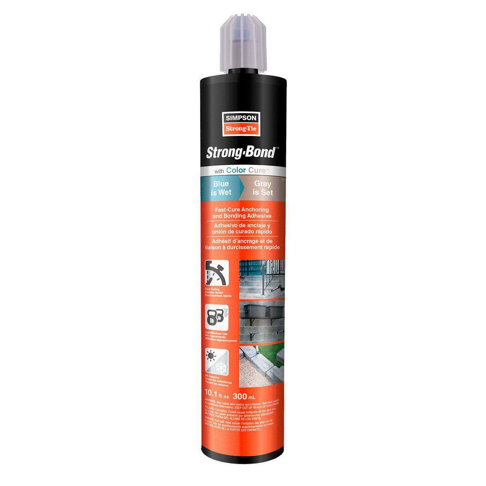 Strong-Bond 10.1 oz. Fast Cure Anchoring and Bonding Adhesive Cartridge with Nozzle price history on PriceWatchPro