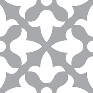 Grey B54 8 in. x 8 in. Vinyl Peel and Stick Tile (24 Tiles, 10.67 sq. ft./Pack)