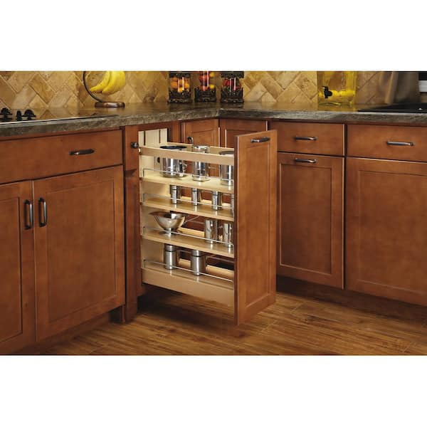 448-BC-5C - 5 Pullout Wood Base Cabinet Organizer - Express Kitchens