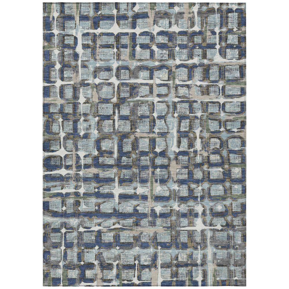 Chantille Machine Washable Indoor/Outdoor Abstract ACN2762 Spa 5 ft. x 7 ft. 6 in. Area Rug price history on PriceWatchPro