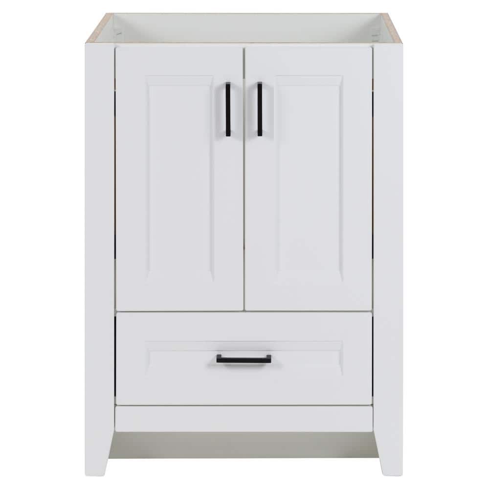 Home Decorators Collection Ridge 24 in. W x 22 in. D x 34 in. H Bath Vanity Cabinet without Top in White