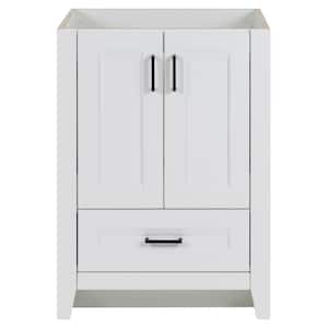 Ridge 24 in. W x 22 in. D x 34 in. H Bath Vanity Cabinet without Top in White