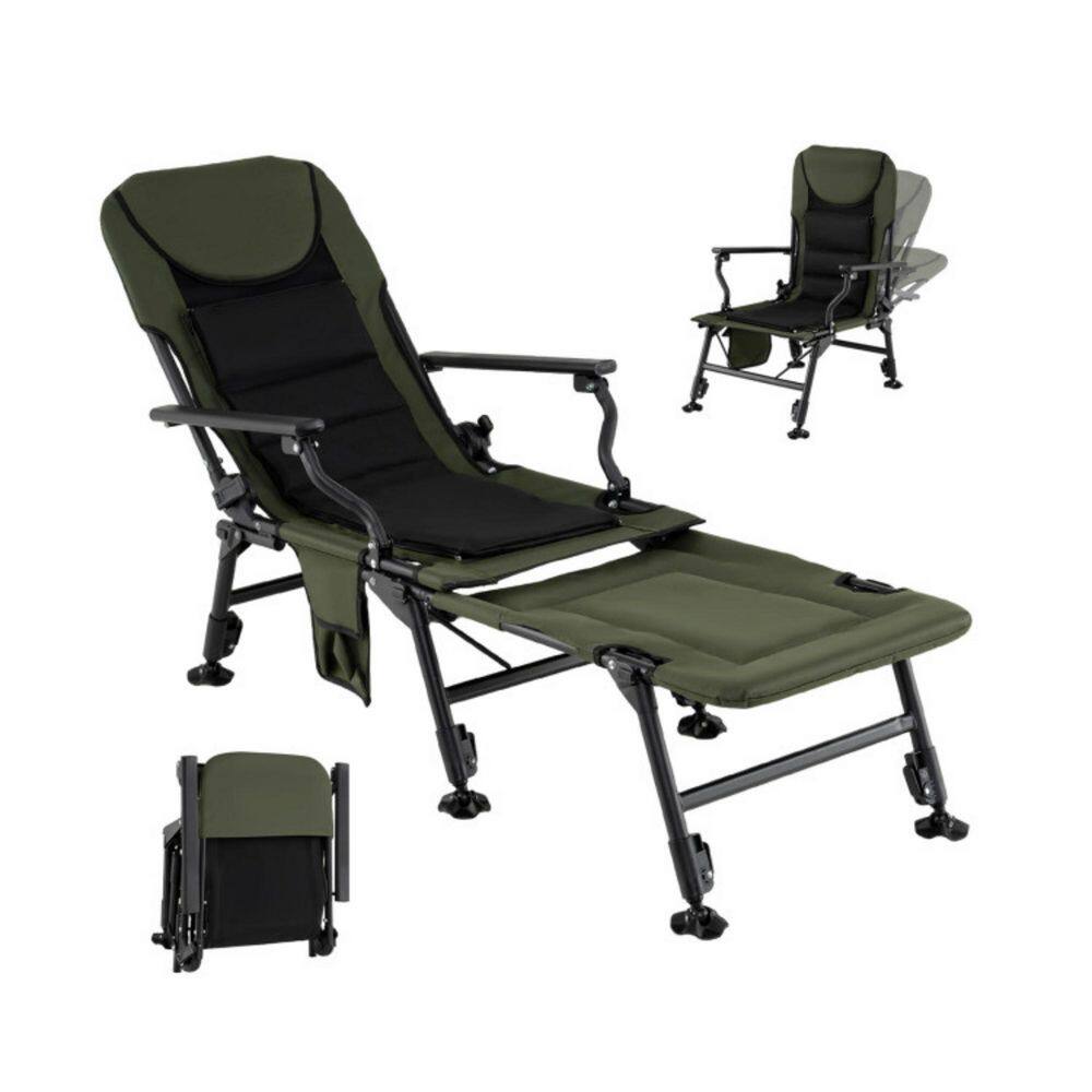 Green Outdoor Camping Chair Folding Fishing Chair with Detachable Footrest price history on PriceWatchPro