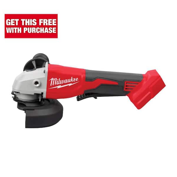M18 18V Lithium-Ion Brushless Cordless 4-1/2 in./5 in. Grinder w/Paddle Switch (Tool-Only)