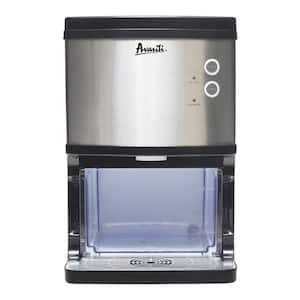 33 lbs. Portable Countertop Nugget Ice Maker and Dispenser in Stainless Steel