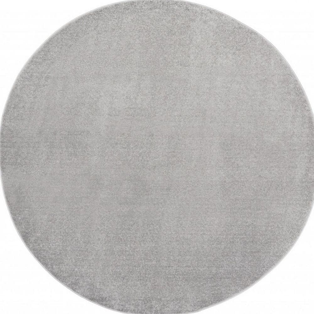 Gray 8 ft. x 8 ft. Woven Polypropylene  Indoor/Outdoor Area Rug price history on PriceWatchPro