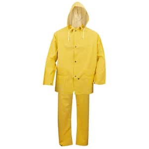 Cordova Renegade Large Yellow Rain Coat 2-Piece with Corduroy Collar and  Detachable Hood RC35YL RC35YL - The Home Depot