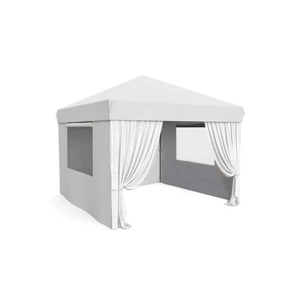 10x10FT Pop Up Canopy Tent with Sidewalls