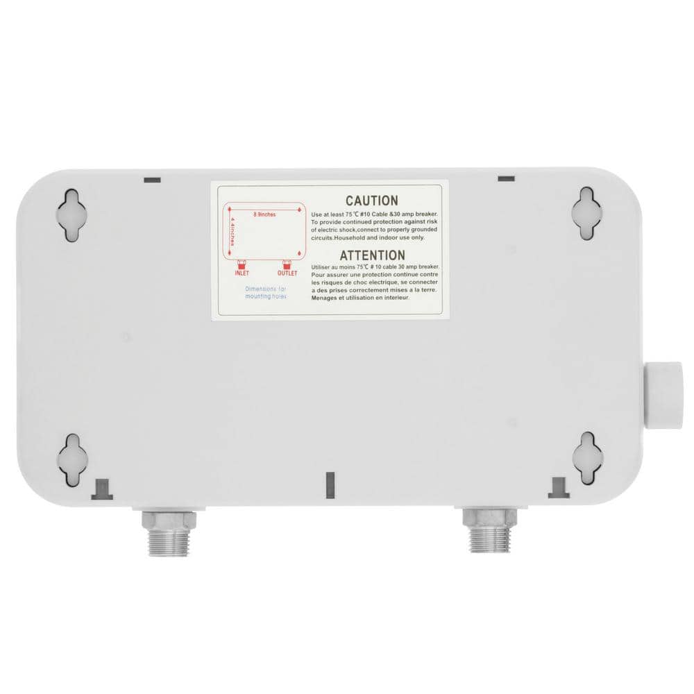 EcoSmart White 3500W Electric Point-of-Use Tankless Water Heater