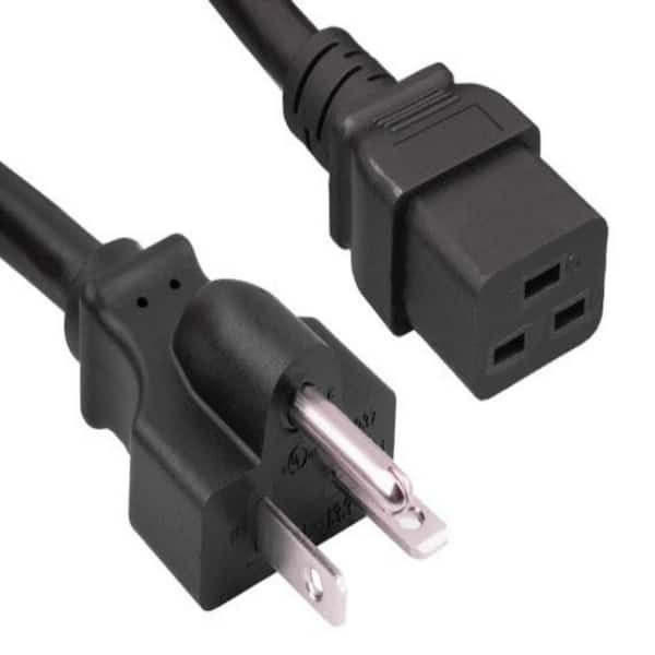 15 ft. 12 AWG 20 Amp 250-Volt Power Cord (NEMA 6-20P to IEC 320 C19)