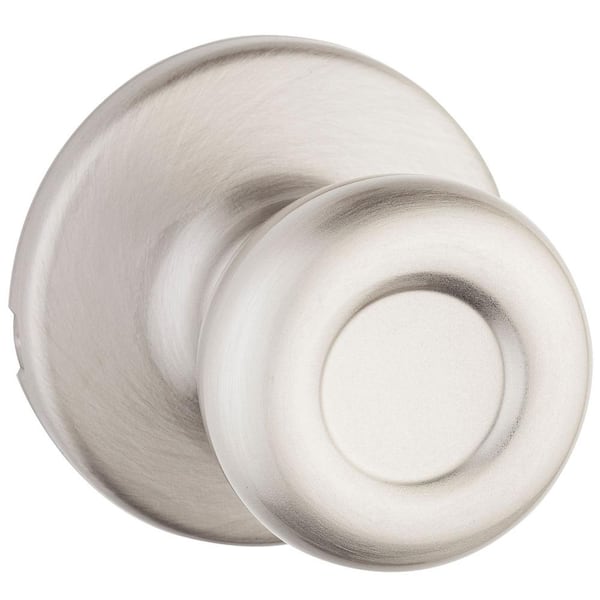 Kwikset Tylo Satin Nickel Hall/Closet Door Knob Featuring Microban ...