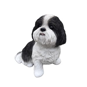 Monochrome Elegance: Shizu Polyresin Figurine in Black and White
