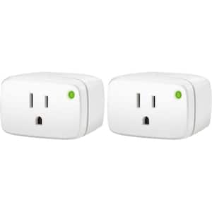 Energy (Matter) – Smart Plug, Matter & Thread Enabled, works w/ Apple Home/SmartThings/Alexa/Google Home 2-Pack  (White)