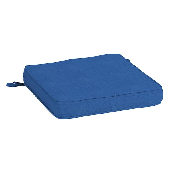 ARDEN SELECTIONS ProFoam 20 in. x 20 in. Lapis Blue Square Outdoor Chair Cushion