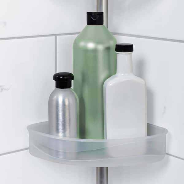 Zenna Home Satin Chrome Aluminum 4-Shelf Hanging Shower Caddy 12.5-in x  5-in x 26.9-in in the Bathtub & Shower Caddies department at