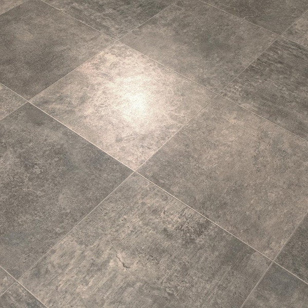 Lifeproof Fischer Grey Tile 16 MIL 13.2 ft. W x Cut to Lifeproof Fischer Grey Tile 16 MIL 13.2 ft. W x Cut to