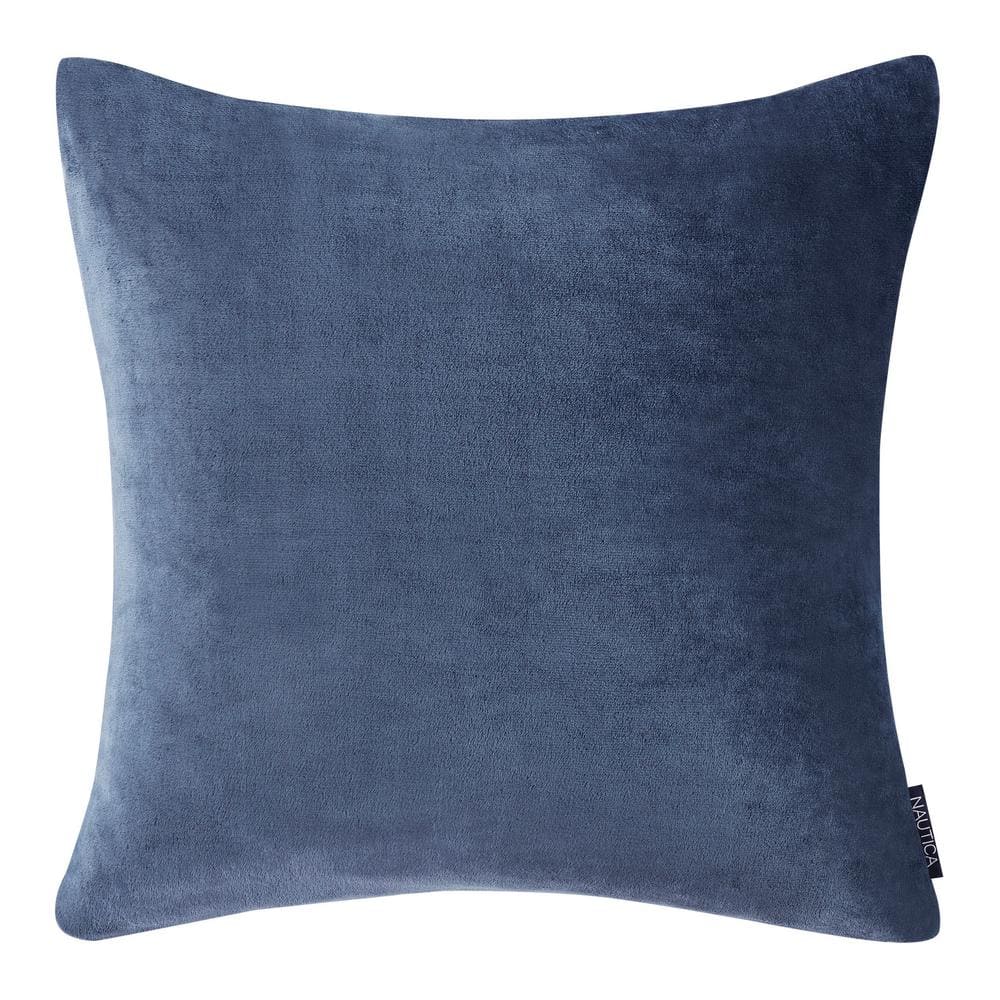 Navy Ultra Soft Plush Euro Sham with Zipper Closure