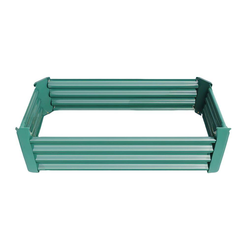 47.24 in. x 24 in. x 11.81 in. Rectangle Metal Raised Garden Bed in Green price history on PriceWatchPro