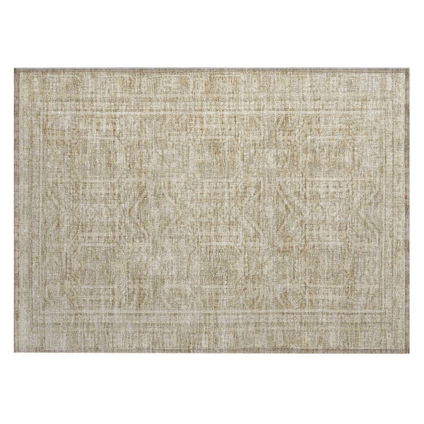 Chantille Machine Washable Indoor/Outdoor Abstract ACN1920 Beige 2 ft. x 3 ft. Accent Rug