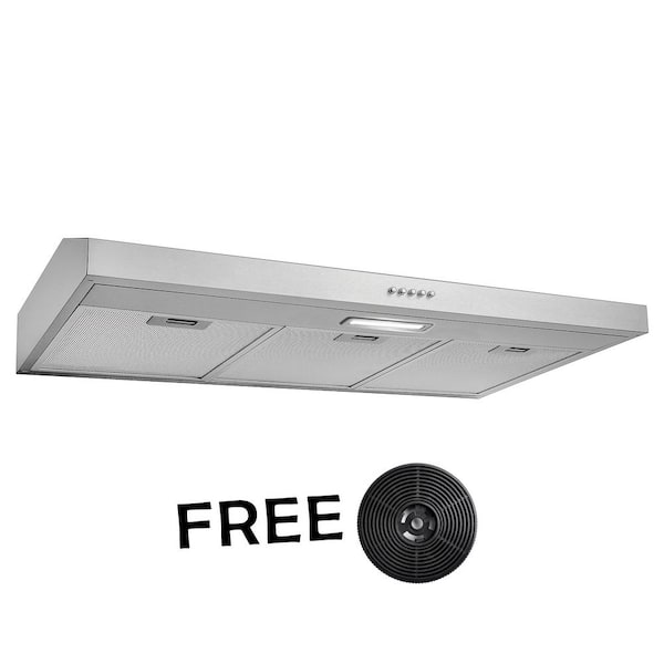 akdy under cabinet range hood